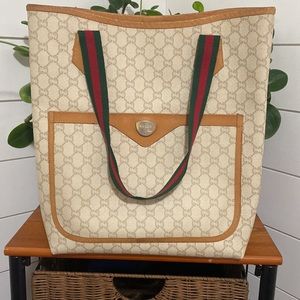 COPY - Authentic vintage Gucci Plus Monogram shopping Tote